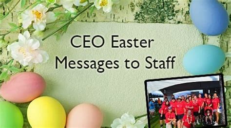easter wishes from ceo